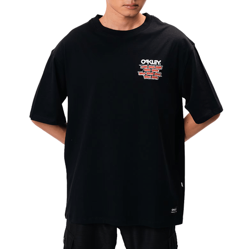 Camiseta Masculina Oakley B1B Wall Tee Blackout-FOA407234-02E- -1-